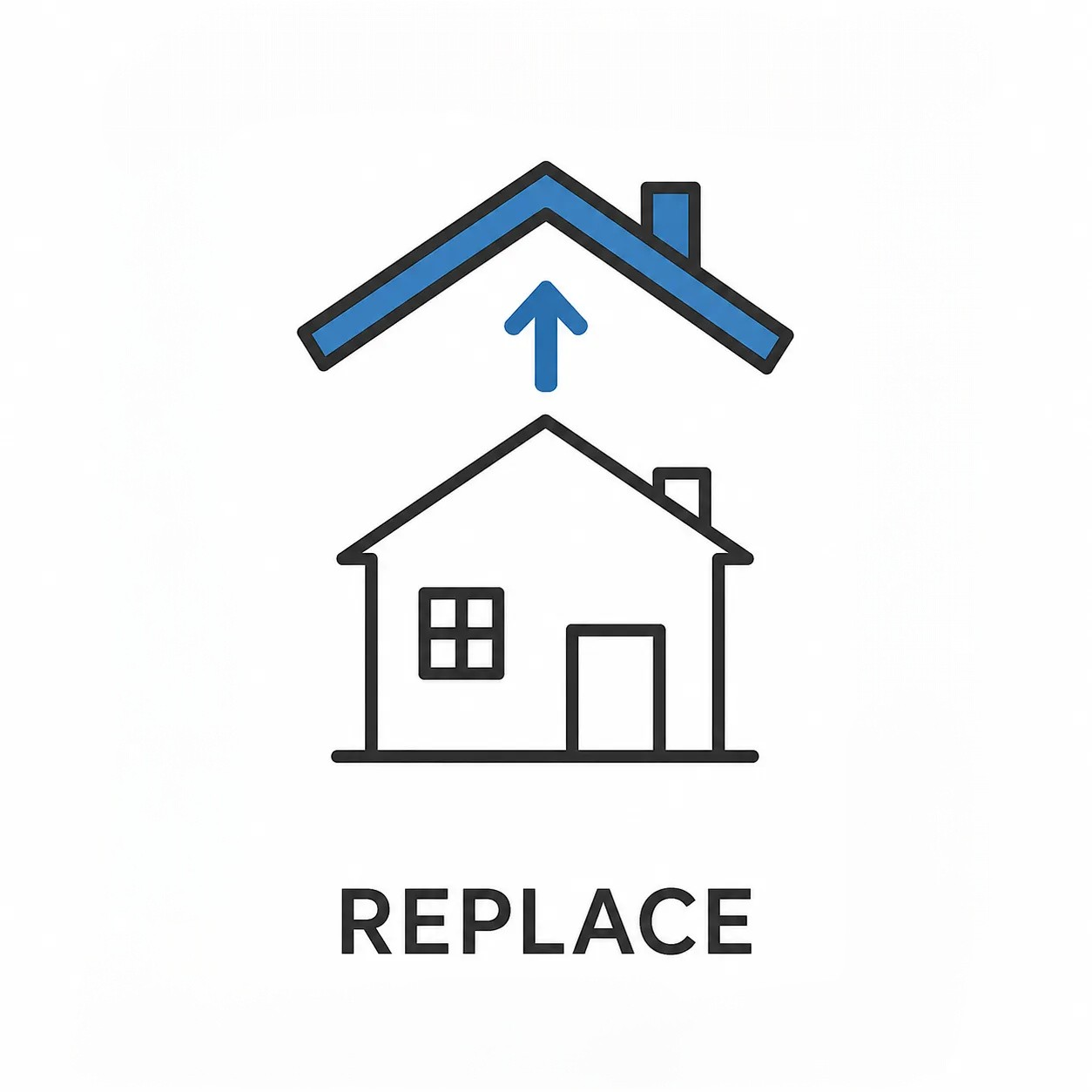 Replace an existing roof or exterior system